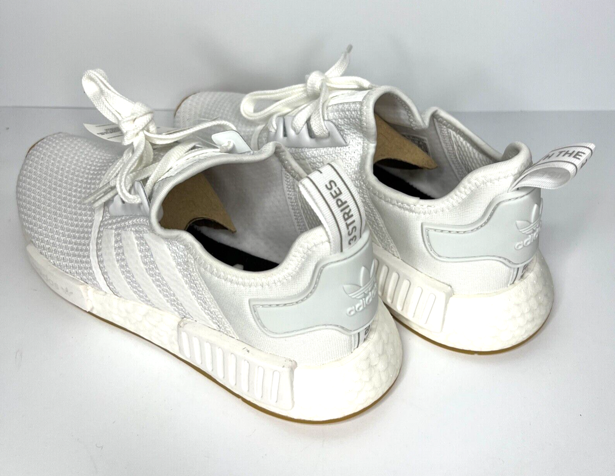 adidas gazelle silver green womens Shop White Mens NMD R1 Lace Up Sneakers – Shoebacca main image 1
