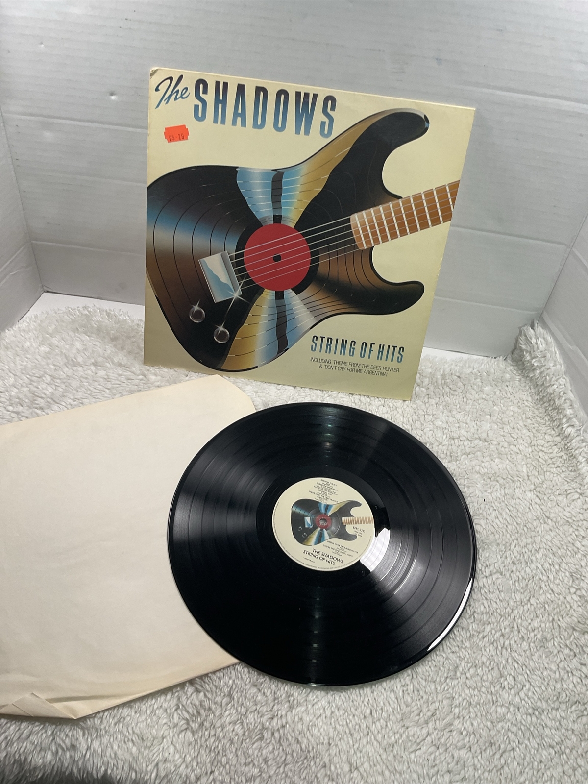 The Shadows "String Of Hits" Stereo Vinyl LP 1979 EMI Records Label EMC3310