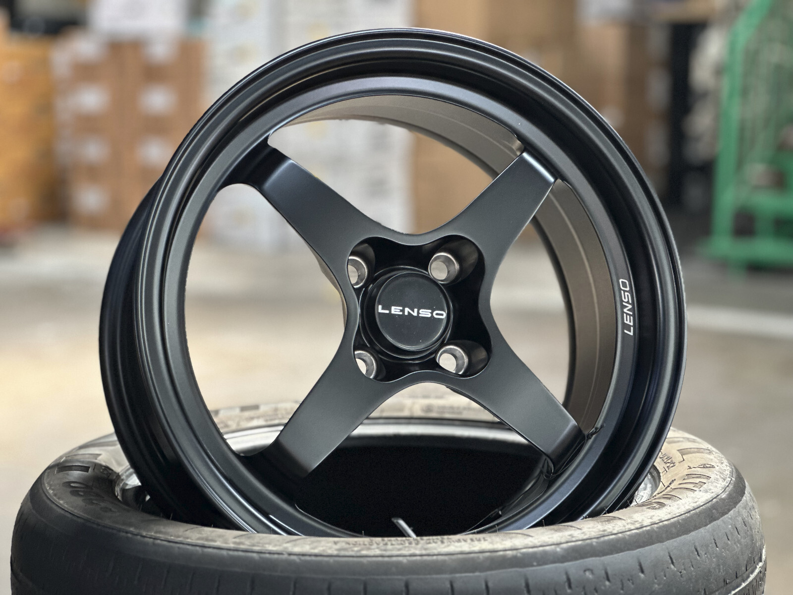 [Free Shipping] New 15x7 Lenso Maglite BLACK Wheel (set of 4) 4x100 ...