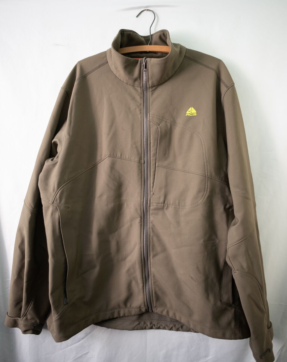 Vintage Y2K Nike ACG Brown Thermal Soft Shell Full Zip Vintage Y2K Nike ACG Brown Thermal Soft Shell Full Zip