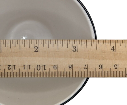 Sango Continental 367032 2 Coffee Cups Tea Cups Black White Floral Pattern Korea - Picture 8 of 8