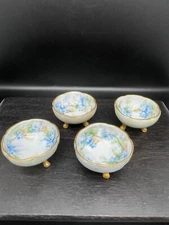 4 antique Germany salt cellars