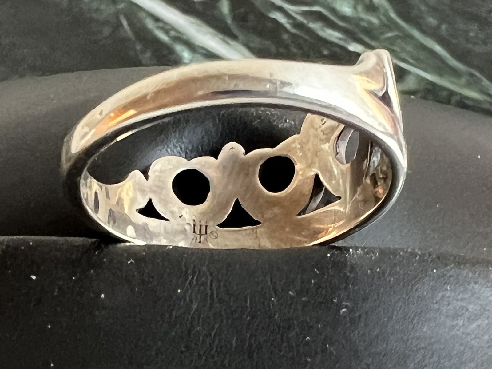 James Avery Sterling Silver Tiara Ring Size 8 3/4" Re… Gem