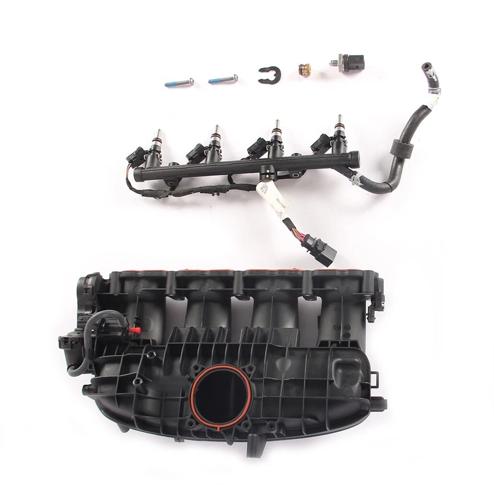 Intake Manifold &Fuel Injection Rail Kit Fit For VW Beetle Golf Tiguan Audi Q5 - Image 4 of 4
