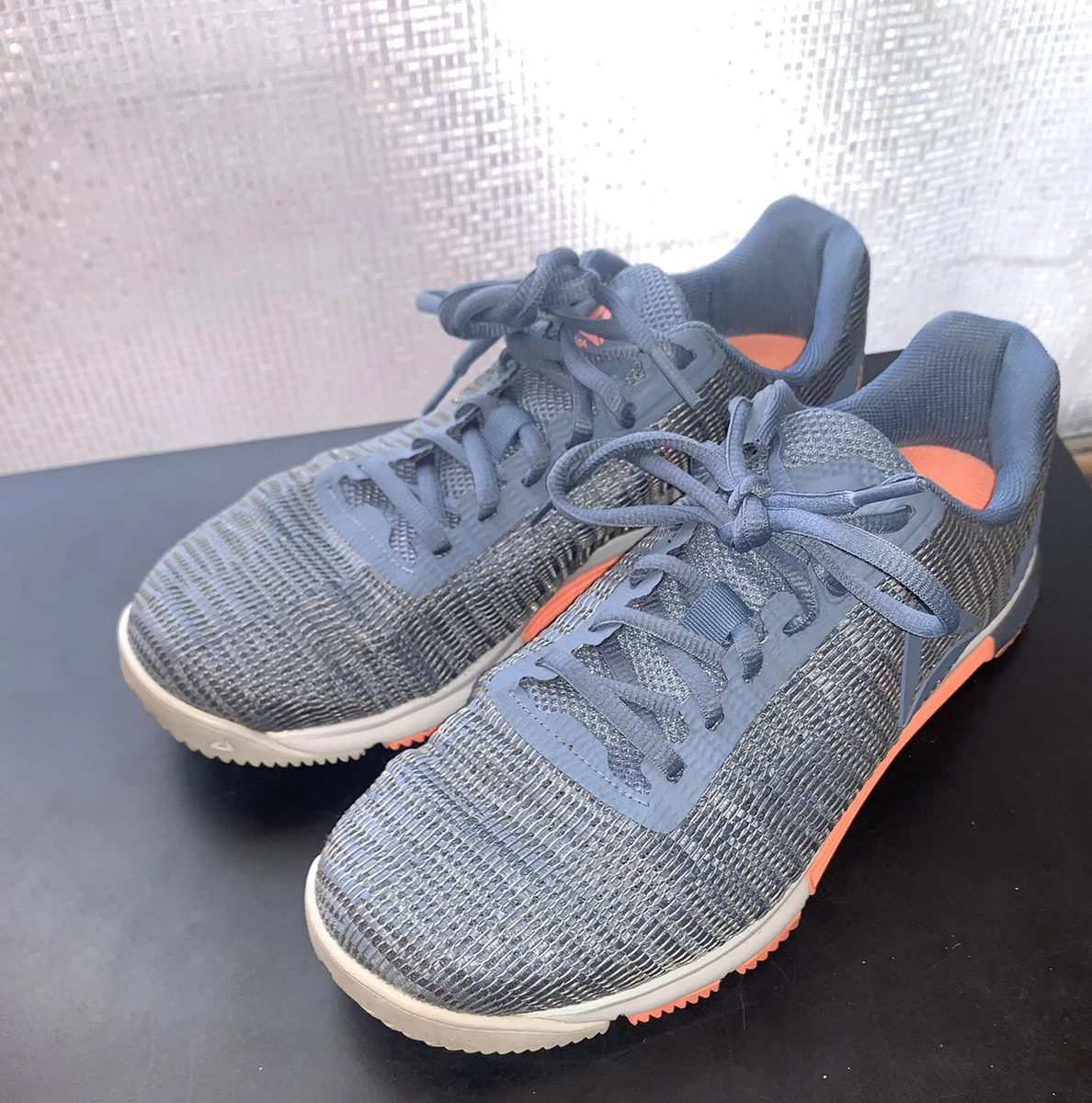 Reebok Speed TR Flexweave Blue Orange Training Shoes Women s 7