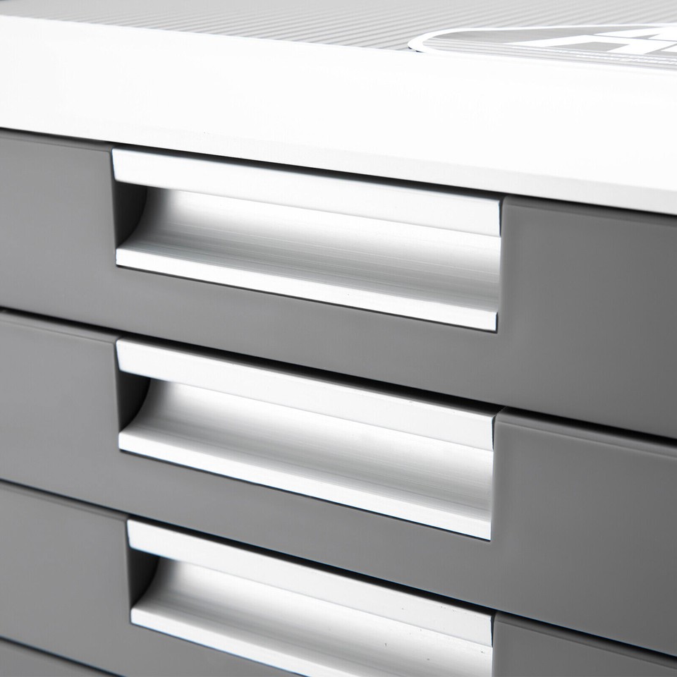 5 Drawer Desktop File Storage Filing w/ Label Lock