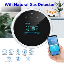 Wifi Smart Natural Gas Alarm Sensor Gas Leak Detector  -tuya APP