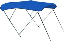 3 Bow Bimini Tops Boat with Frame, Storage Boot and All the Accessories Blue