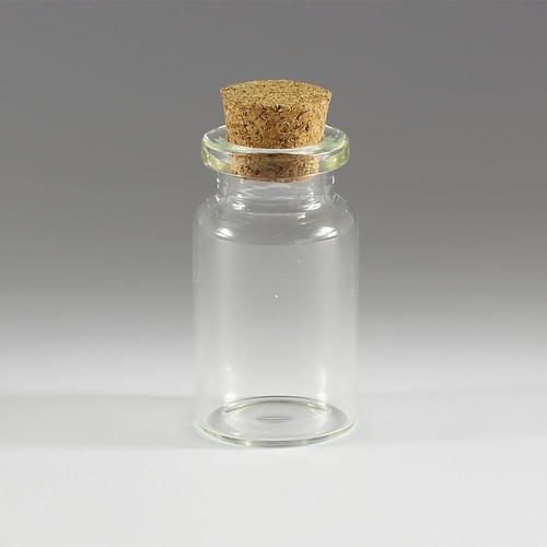Lotes al por mayor de 0,5 ml--60 ml pequeños frascos vacíos de vidrio transparente con corcho - Imagen 30 de 42