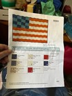 American Wave Wall Hanging Quilt Kit. Cabin, Cottage Core. Patriotic 19x27 Craft