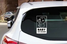 Baby an Bord Auto Fenster Glas Aufkleber Vinyl Decal Kind Van Schild