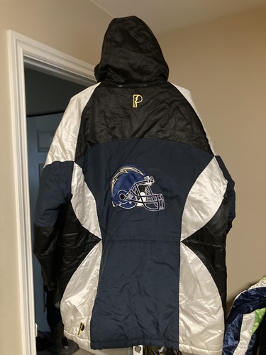 San Diego Chargers Pro Player Stadium Parka Trench Coat Starter Jacket XL - Imagen 2 de 2