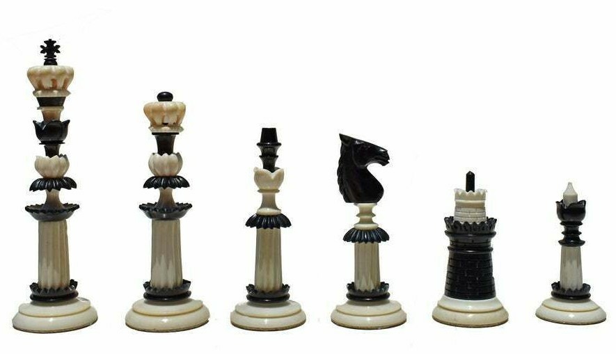 Camel bone Chess Pieces Set Hand carved Vintage Antique chess set eBay