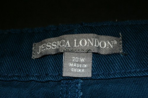 Jessica London jeans womens 20 wide straight 39 x 30 green teal - Picture 6 of 10