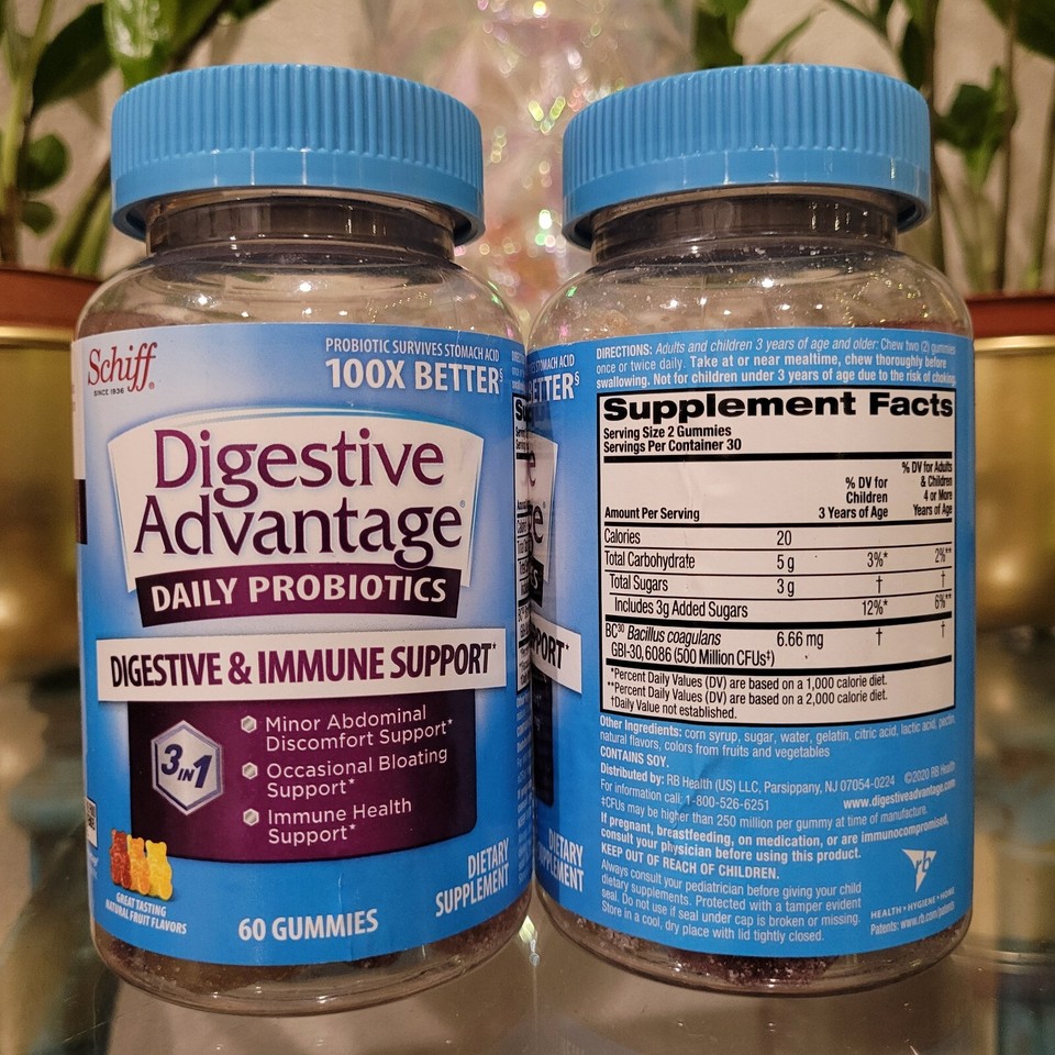 Schiff Digestive Advantage Daily Probiotics Digestive Immune Support