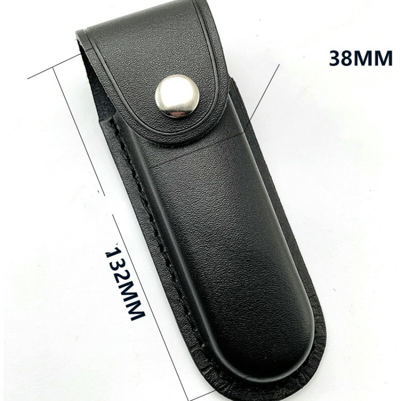 Étui à Couteau Simili Cuir – Housse Pour Lame – Kaki – Neuf