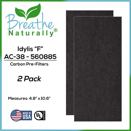 2, 4 or 6 Pack Idylis "F" AC-38 Replacement Carbon Pre-filters - Picture 6 of 9