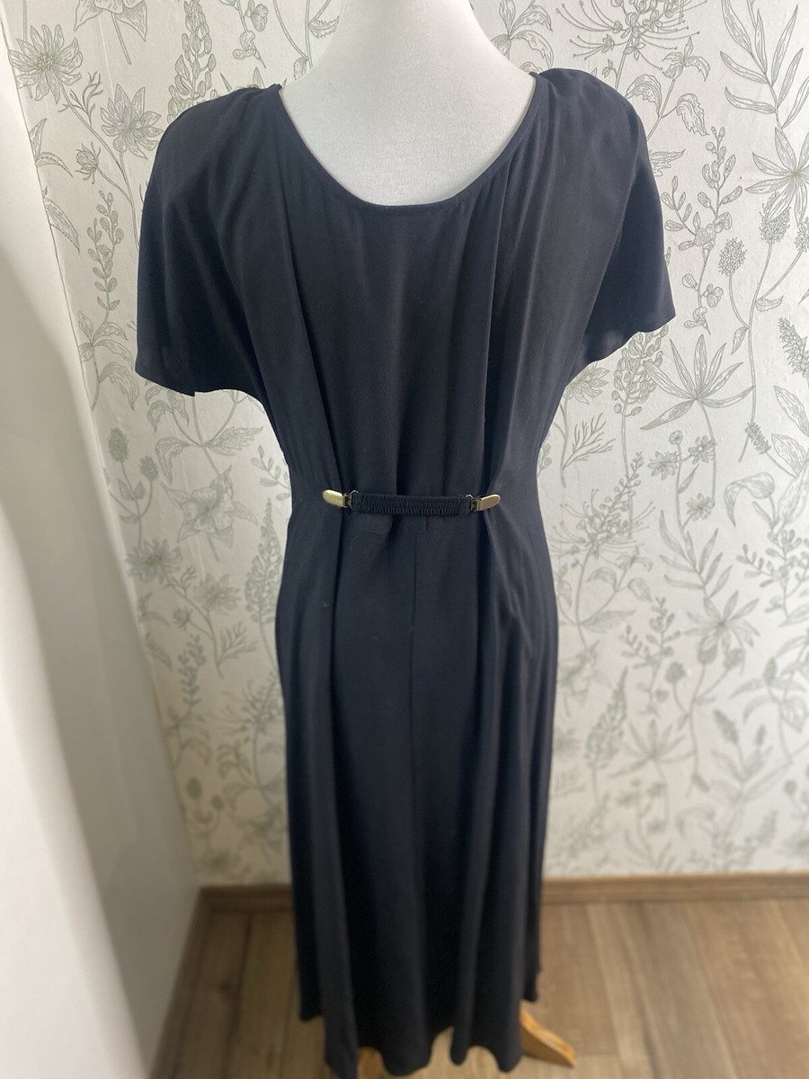 Molly Malloy Long Black Dress Vintage Size 8 | eBay