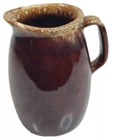 BROWN DRIP 32 oz. PITCHER JUG by HULL POTTERY OVEN-PROOF 6.75 inch Tall