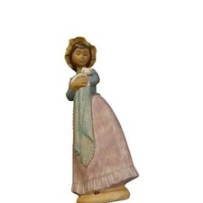 Lladro Nao Girl With Puppy In