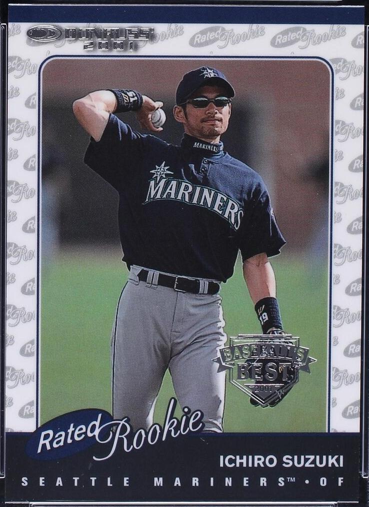 2001 Donruss - Rated Rookie Ichiro Suzuki #195 Baseball's
