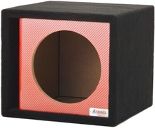 Atrend 10SVR Single 10" Red Carbon Fiber Vented Subwoofer Enclosure Box