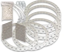 Hunter D & RL Alignment Rack Rear Slip Plate Repair Kit with Retainer Rings