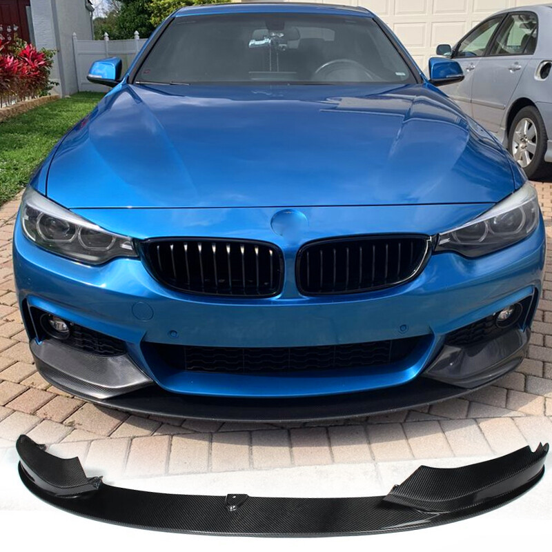 REAL CARBON Front Bumper Lip Splitter for BMW F32 F33 F36 435i