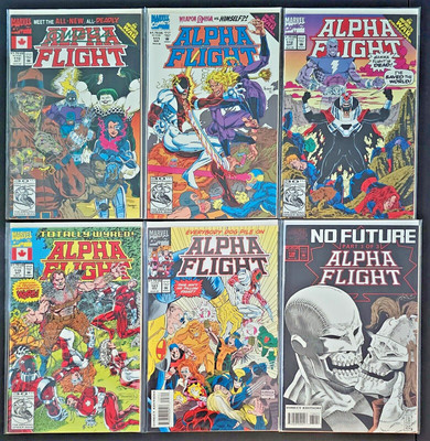 Lot of 6 Alpha Flight #110 111 112 115 127 130 Marvel Comics Box#6 | eBay