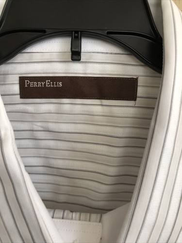 Perry Ellis Men’s Dress Shirt Long Sleeves 100% Cotton Size 2X - Picture 5 of 9