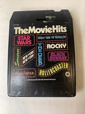 The Movie Hits Various By Film Festival Orchestra 1977 Eight 8 Track Tape - Rare