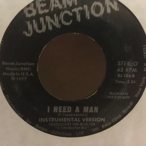GRACE  JONES      45 SINGLE   ,           I  NEED  A   MAN  - Picture 2 of 2