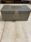VERSA Boxes Metal Storage Lock Box TOCCOA Metal Prod 10.5X8X4.5" VINTAGE No Key