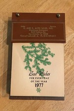 1977 Desk Calendar [ New in Box ]