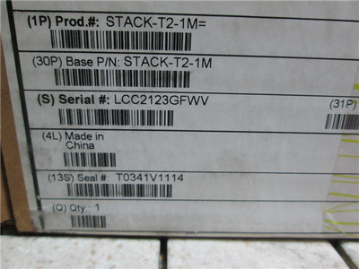 Cisco STACK-T2-1M= 1M Type 2 Stacking Cable | New in Box | Sealed |