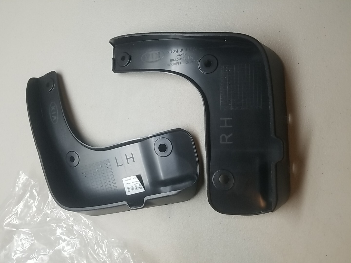 20222024 Kia Soul Front Splash Guard Mud Flap Set Kia OEM New K0F46