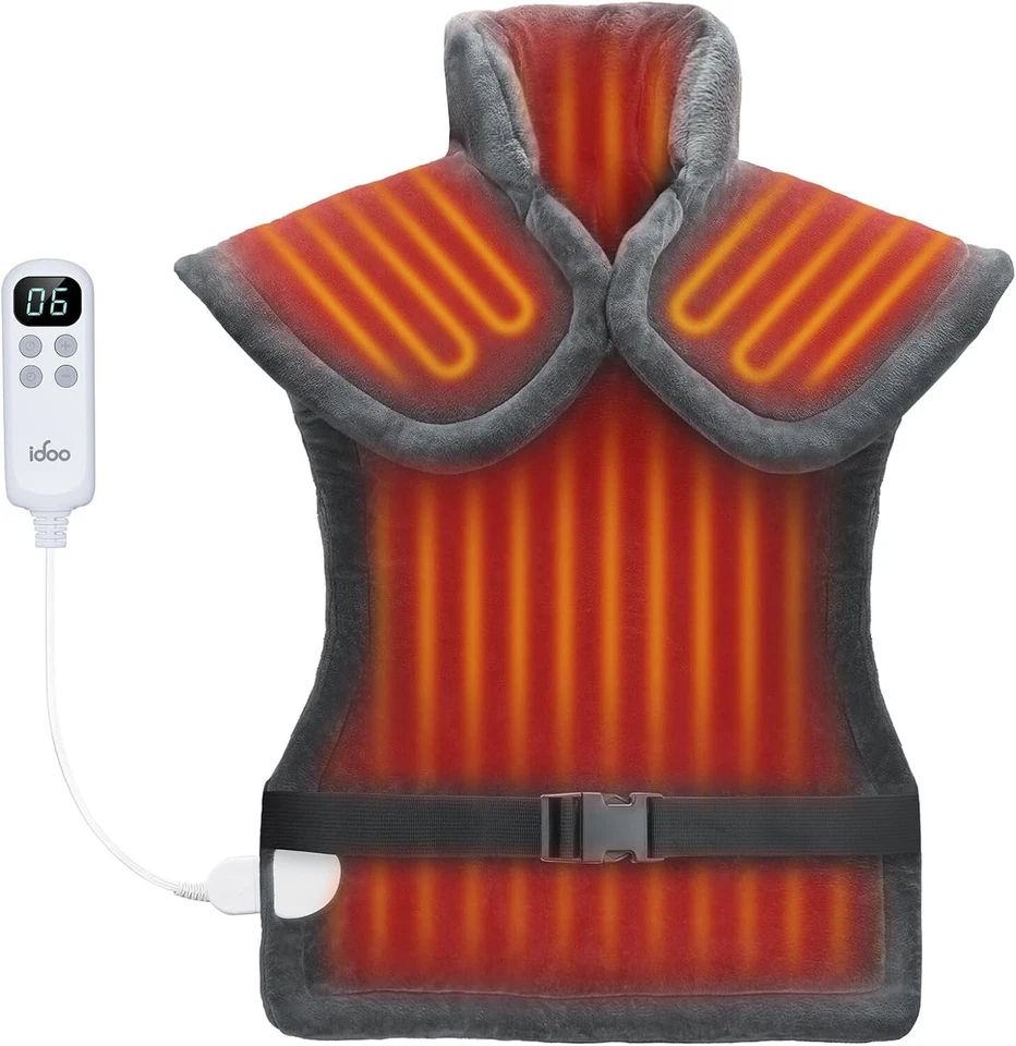 RENPHO Heating Pad for Neck , Shoulder , Back Pain Relief, Mother's Day Gift NEW - Image 4 of 4