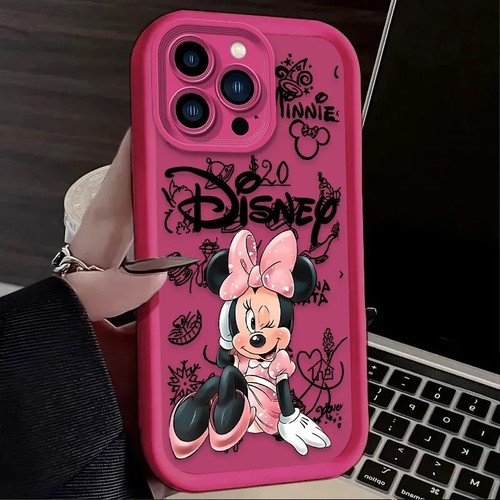 Disney Minnie Mouse Cartoon Phone Case for iPhone 16 15 14 13 12 11 Plus Pro Max - Picture 5 of 18