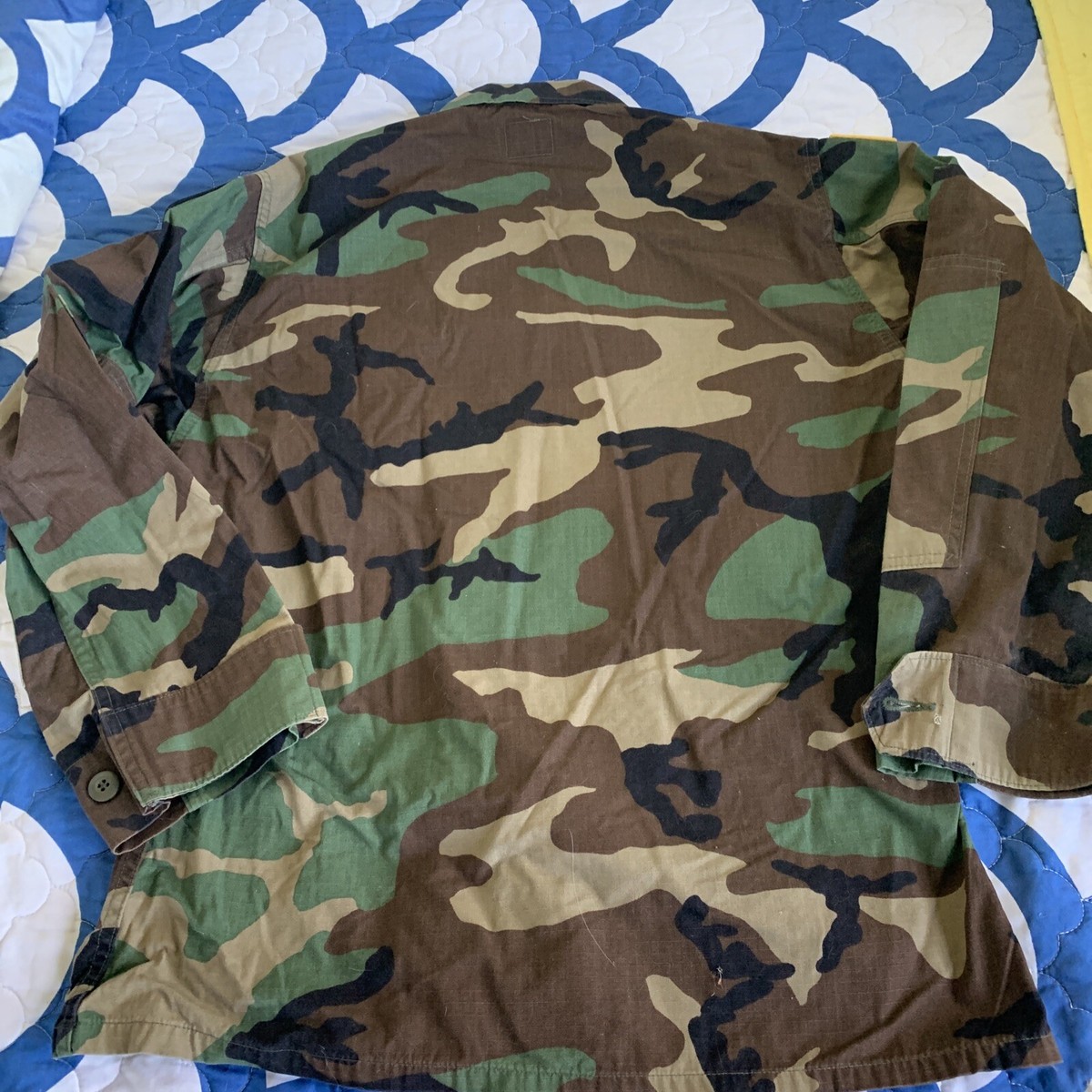 ジャケット・アウター US Military BDU Jacket Short length (L) MILITARY BDU TOP JACKET LARGE SHORT LIEUTENANT NAMED