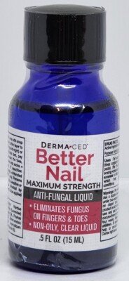 Dermaced Better Nail Maximum Strength Anti-Fungal Solution Liquid New Sealed