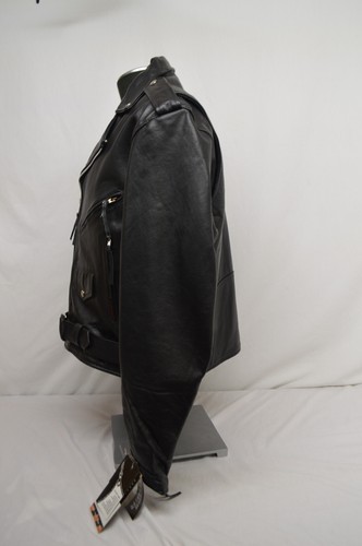 NEU Herren Interstate Leder schwarz Fahrradjacke Größe 48 - Bild 7 von 12