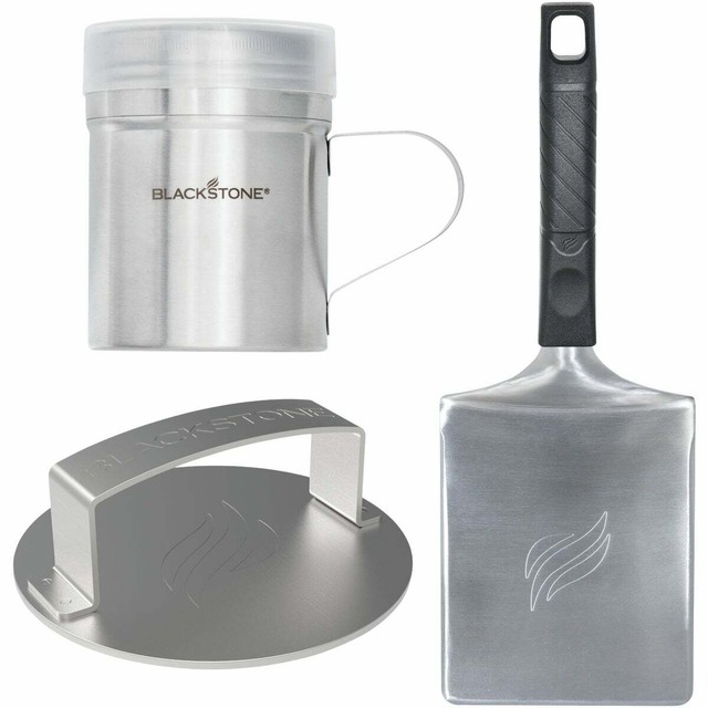Blackstone 5024 Spatula Press and Sear Burger Kit Silver for sale