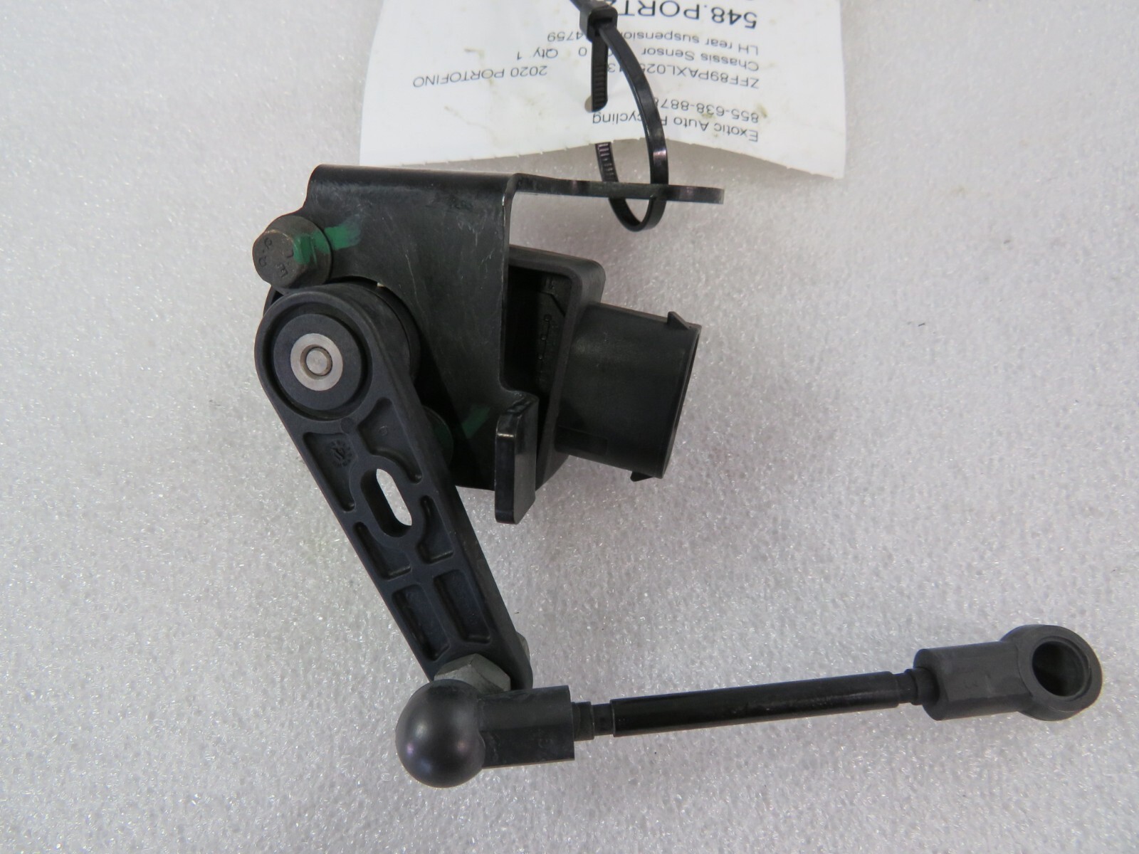 Ferrari Portofino, LH, Left, Rear Suspension Sensor, Used P/N 764759