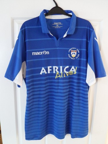 Maglia calcio Lowestoft Town FC (uomo extra large XL) Macron, Africa Alive - Foto 2 di 24