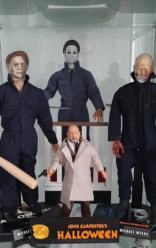 John Carpenters Halloween Display Logo Text Stand Collectable 1963 Michael Myers - Imagen 4 de 8