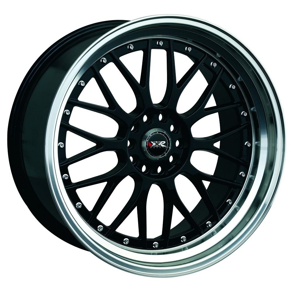 XXR WHEELS 521 19X10 5X114.3/5X120 Offset 25 Black / Machined Lip