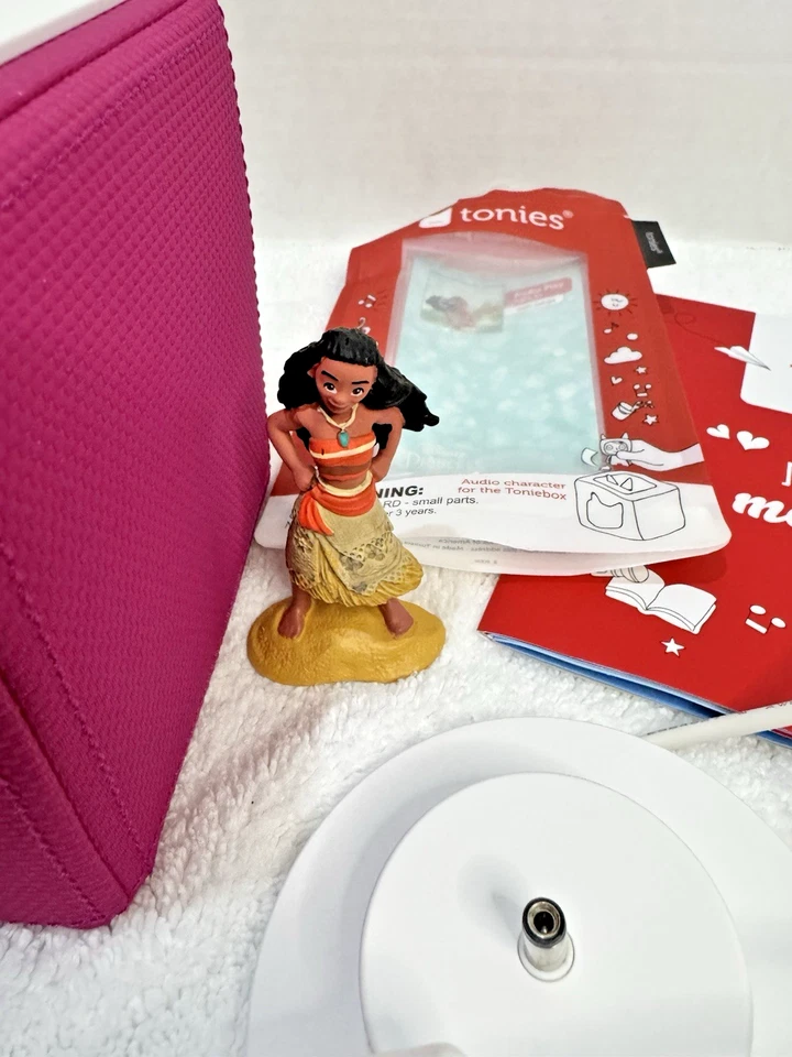 Tonies Disney Toniebox Audio Player Starter Set with Moana - Pink (10000762) LN™ - Image 2 of 4