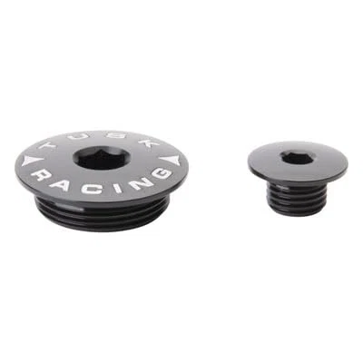 Kit de tapones de motor de aluminio Tusk Billet negro para HONDA CRF150R 2007-2009,2012-2023 Foto 2 de 4