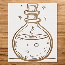 Witchcraft Symbols DIY Crafts Stencil for Halloween Decoration - StencilAir