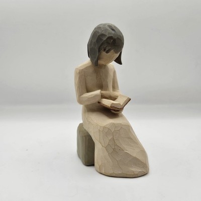 Willow Tree Wisdom Girl Reading Book Small Figure Demdaco